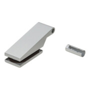 Glastürband STUDIO Classic LM silber elox.60kg f.2-tlg.DORMAKABA-1