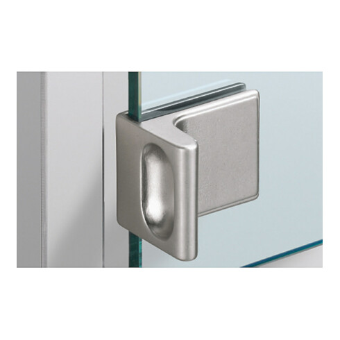 Glastürgriff Zinkdruckg.vern.HETTICH
