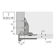 Glastürscharnier ET 5160 vernickelt,ma Anschlagart vorliegend HETTICH-2