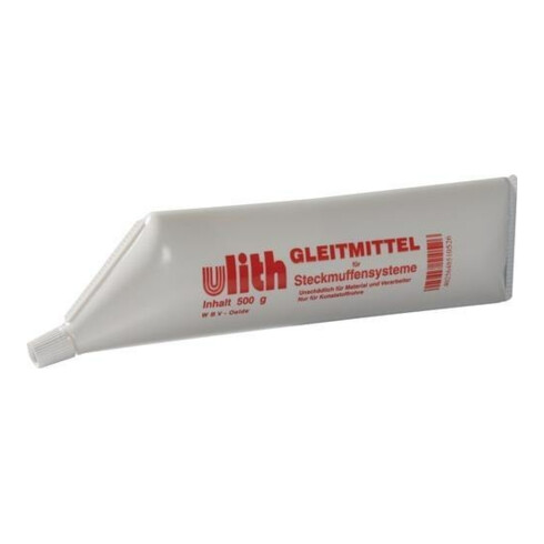 Gleitmittel weiß Einsatzgebiet f.Steckmuffensysteme 500ml Tube ULITH
