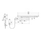 Gleitschienentürschließer DC700G-FMB EN 3-6 silber EN 3-6