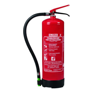 GLORIA Extincteur à mousse permanente 6 litres SDE 6 sans fluor Classe de feu A & B