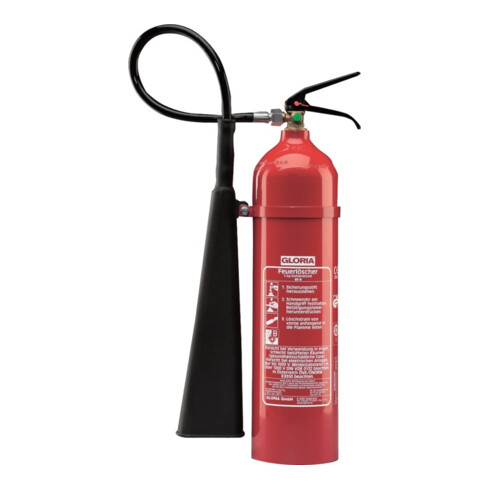 GLORIA Extincteur au dioxyde de carbone 5 kg KS 5 SE