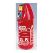 Gloria Pulverfeuerlöscher 2kg m.Dauerdruck Brandkl.13 A 89 B C o.Manometer,m.Halter