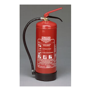 Gloria Pulverfeuerlöscher PD 6 G A 6kg m.Dauerdruck Brandkl.34 A 233 B C m.Wandh.