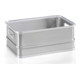 Gmöhling Bac de rangement empilable A 152 non perforé 36 l aluminium