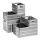 Gmöhling Caisse empilable A 152 non perforée 60l aluminium