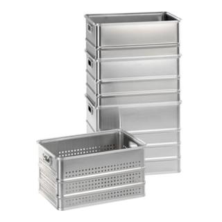Gmöhling Caisse empilable A 152 non perforée 60l aluminium