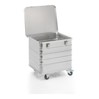 Gmöhling Camionnette avec couvercle D 3008 volume 229 l aluminium