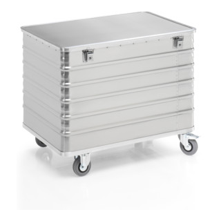 Gmöhling Camionnette avec couvercle D 3008 volume 415 l aluminium