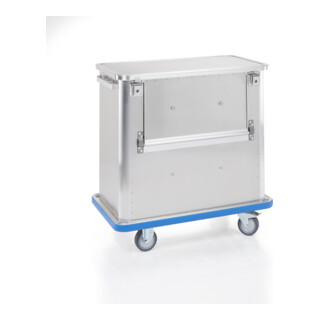 Gmöhling Conteneur de collecte D 1009 ergonomique Volume 240 l Aluminium