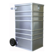 Gmöhling Conteneur de collecte D 1009 S Volume 240 l Aluminium