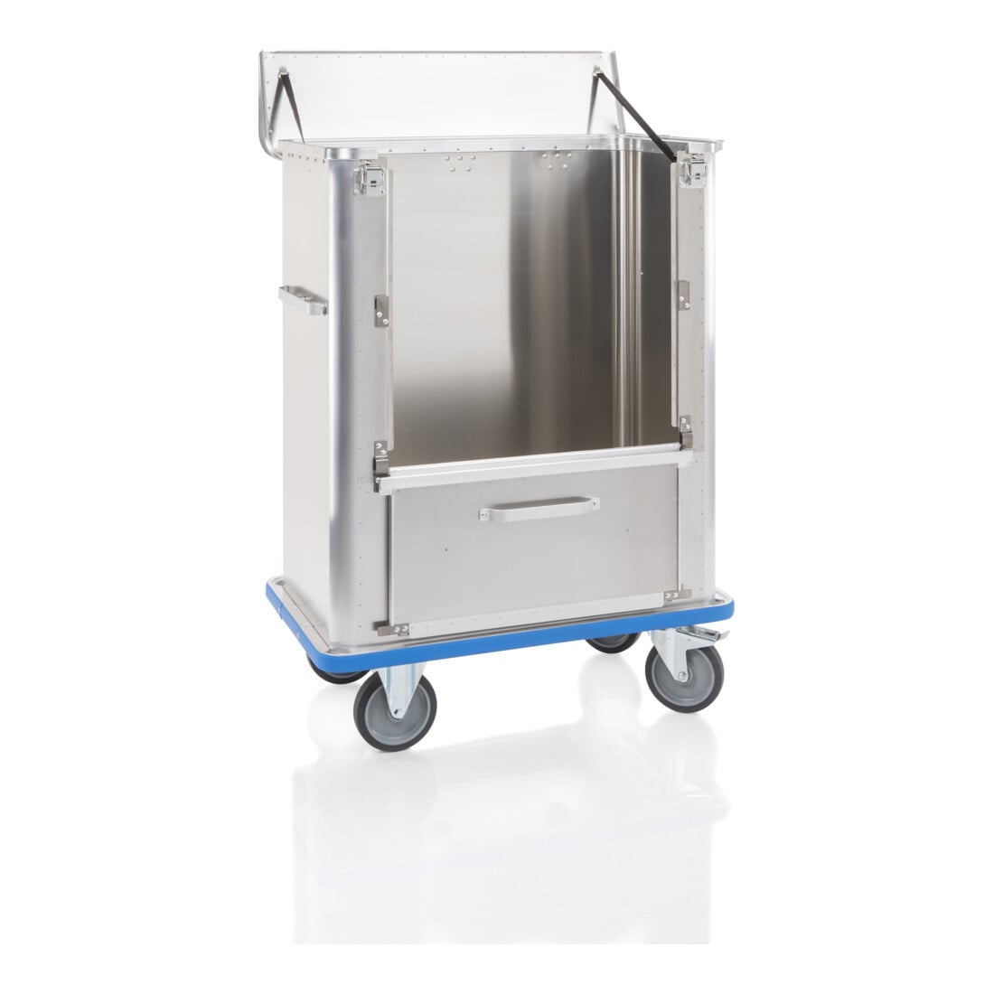 Gmöhling Conteneur de déchets D 1009 S ergonomique Volume 240 l Aluminium