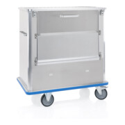 Wagon-caisse Gmöhling avec couvercle et paroi latérale rabattable D 1508