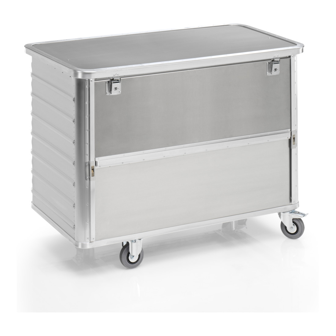Gmöhling Kastenwagen Couvercle et paroi longitudinale rabattable D 3708 Volume 650 l Aluminium