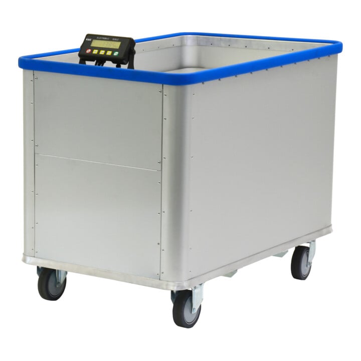 Gmöhling Federbodenwagen G®-ERGO D1408/350 B eloxiert 70 kg Waage