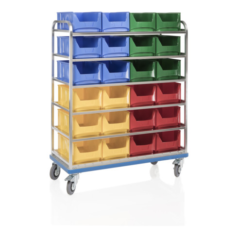 Gmöhling Regalwagen G®‐ORG E 2801 7-6 Fächer