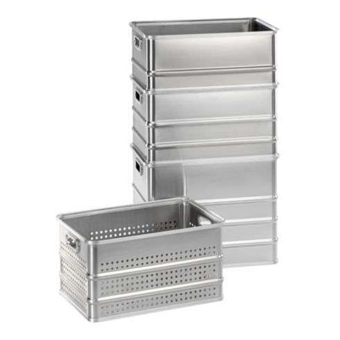 Gmöhling Stapelkasten A 152 gelocht 80l Aluminium