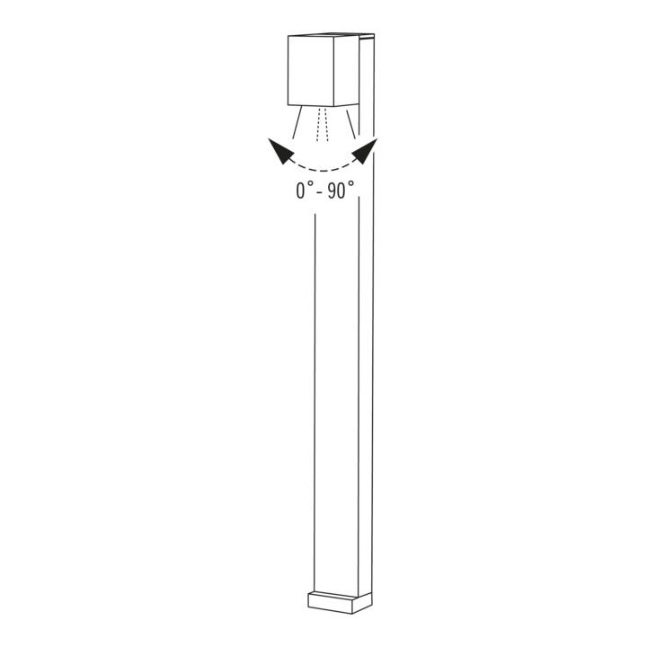 Gnosjö Applique LED Cremona 7999-370 en aluminium réglable