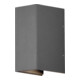 Gnosjö Konstsmide AL Applique LED anthracite/aluminium avec éclairage orientable 7940-370