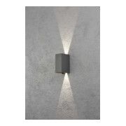 Gnosjö Konstsmide AL Applique LED anthracite/aluminium avec éclairage orientable 7940-370-4