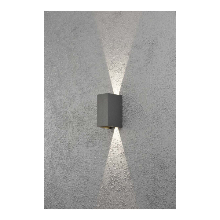 Gnosjö Konstsmide AL Applique LED anthracite/aluminium avec éclairage orientable 7940-370