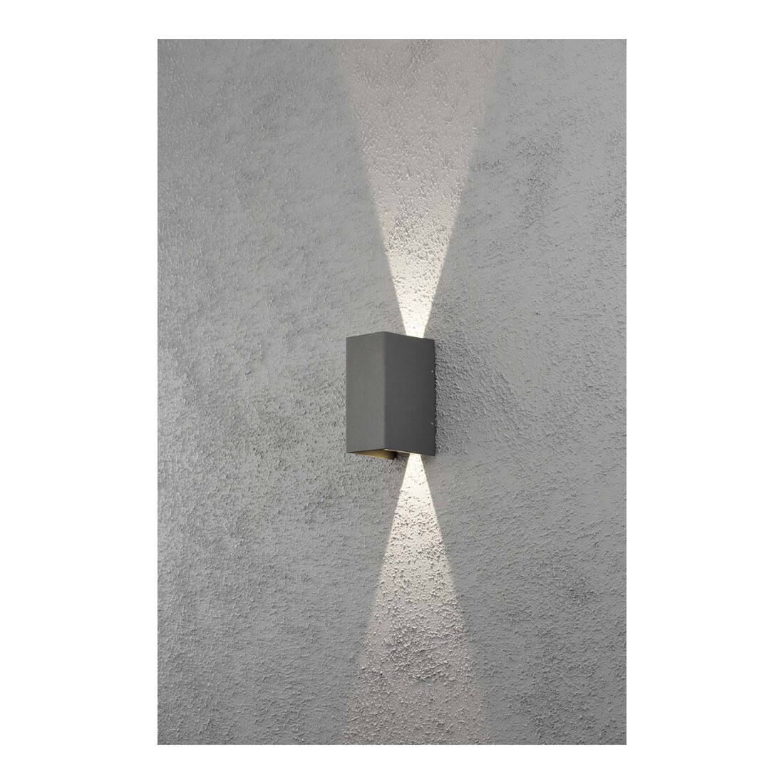 Gnosjö Konstsmide AL Applique LED anthracite/aluminium avec éclairage orientable 7940-370