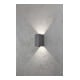 Gnosjö Konstsmide AL Applique LED anthracite/aluminium avec éclairage orientable 7940-370