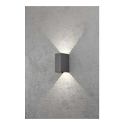 Gnosjö Konstsmide AL Applique LED anthracite/aluminium avec éclairage orientable 7940-370-5