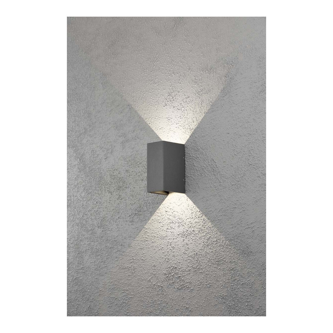Gnosjö Konstsmide AL Applique LED anthracite/aluminium avec éclairage orientable 7940-370