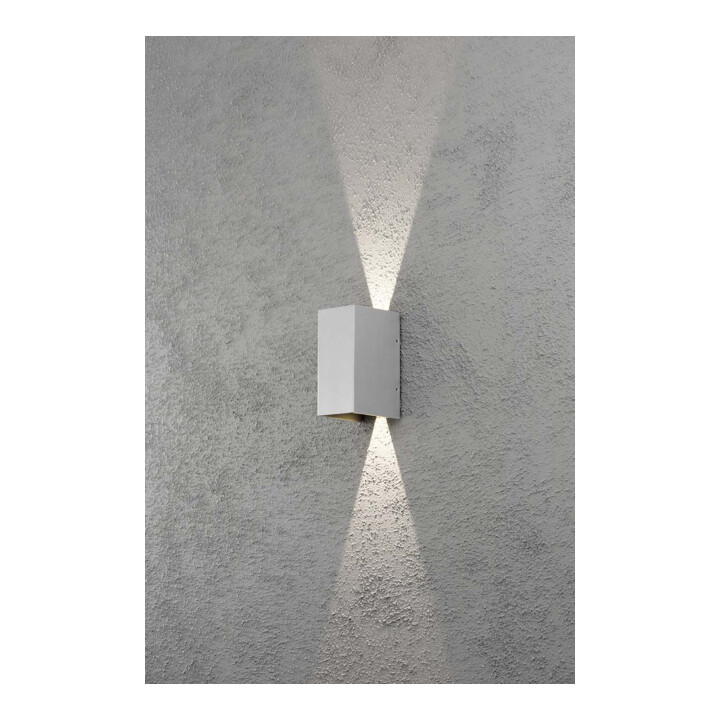 Gnosjö Konstsmide AL Applique LED vert/aluminium, orientation lumière réglable 7940-310