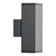 Gnosjö Konstsmide AL Applique murale anthracite laqué/al GU10 halogène 7907-370-3