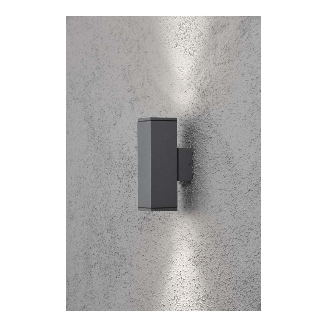 Gnosjö Konstsmide AL Applique murale anthracite laqué/al GU10 halogène 7907-370