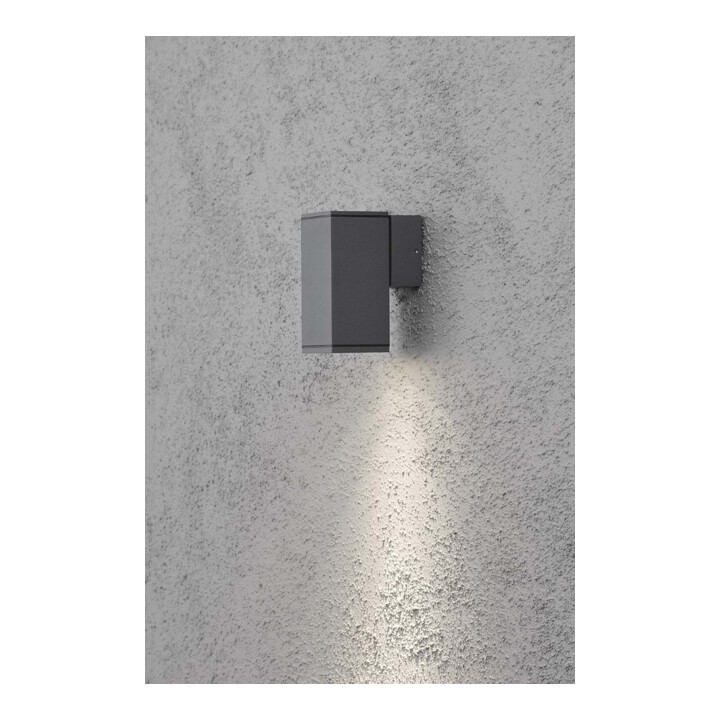 Gnosjö Konstsmide AL Applique murale anthracite mat/al GU10 halogène 7908-370
