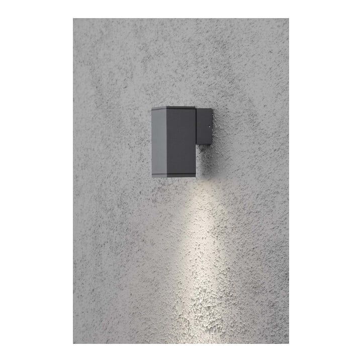 Gnosjö Konstsmide AL Applique murale anthracite mat/al GU10 halogène 7908-370
