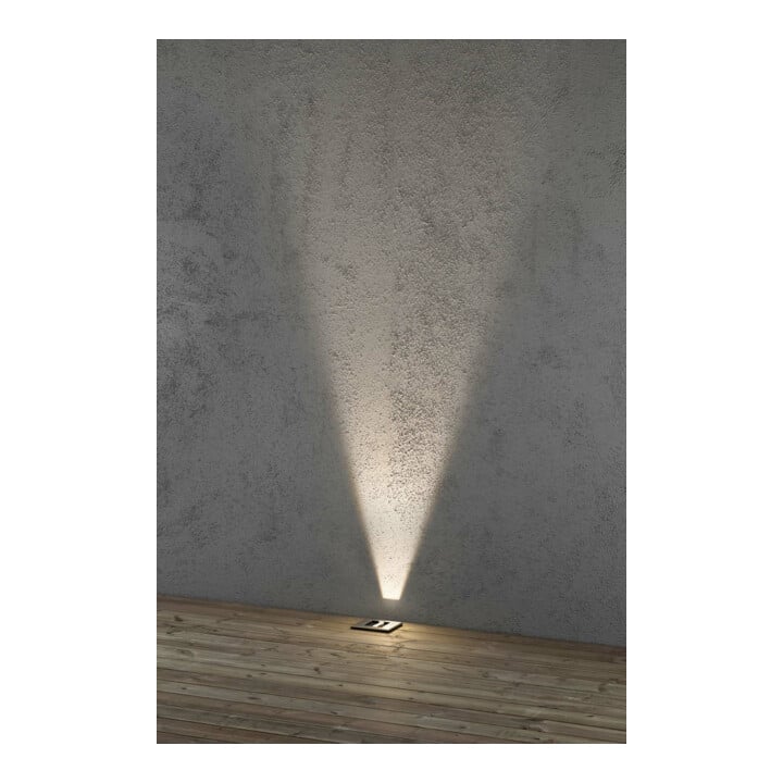 Gnosjö Konstsmide AL Spot encastré LED au sol gris, acier inoxydable 7960-310