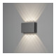 Gnosjö Konstsmide Applique LED AL Chieri 4x2 anthracite 7865-370