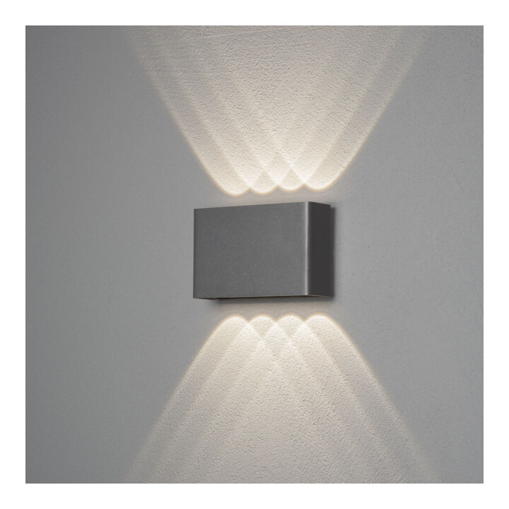 Gnosjö Konstsmide Applique LED AL Chieri 4x2 anthracite 7865-370