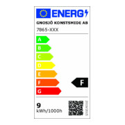 Gnosjö Konstsmide Applique LED AL Chieri 4x2 anthracite 7865-370-4