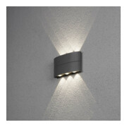 Gnosjö Konstsmide Applique murale LED AL anthracite, alu 7853-370-3