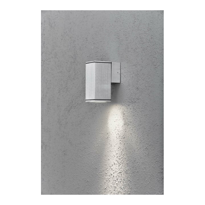 Gnosjö Konstsmide AL Halogen Wandleuchte grau, alu GU10 7908-310