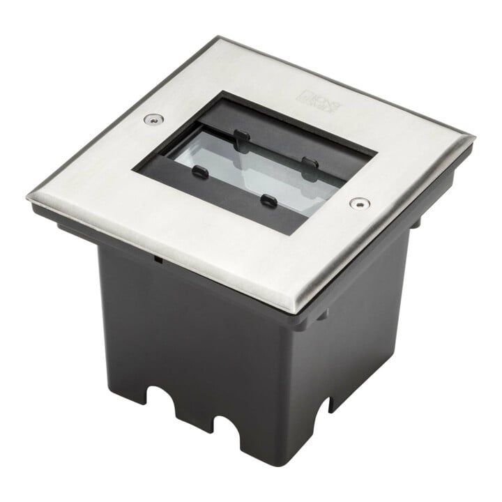 Gnosjö Konstsmide AL LED-Bodeneinbaustrahler grau, edelstahl 7960-310