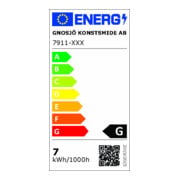 Gnosjö Konstsmide AL LED-Wandleuchte 2xHighPower LED anth 7911-370-5