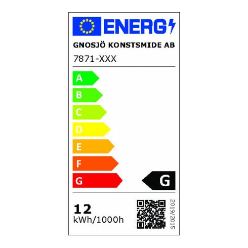 Gnosjö Konstsmide AL LED-Wandleuchte anth/alu lackiert 7871-370