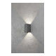 Gnosjö Konstsmide AL LED-Wandleuchte anth/alu Lichtaustr.verstellb 7940-370