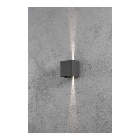 Gnosjö Konstsmide AL LED-Wandleuchte anthrazit 7959-370