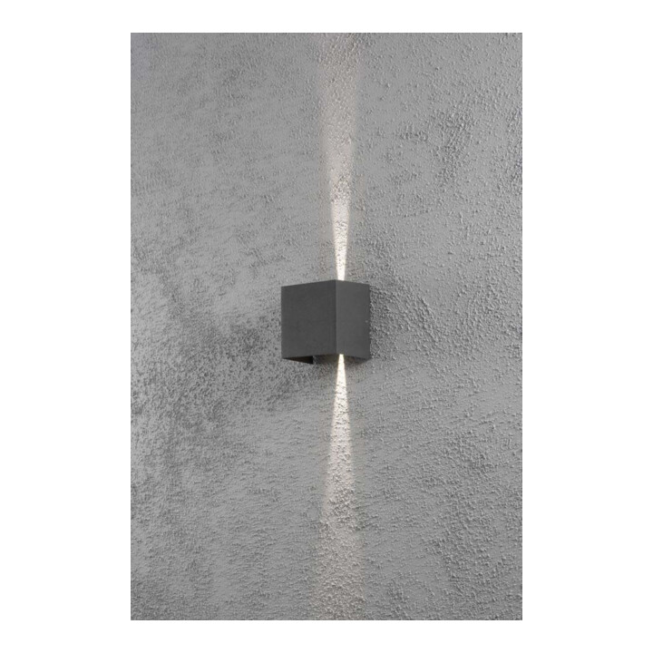 Gnosjö Konstsmide AL LED-Wandleuchte anthrazit 7959-370