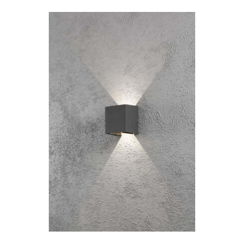 Gnosjö Konstsmide AL LED-Wandleuchte anthrazit 7959-370