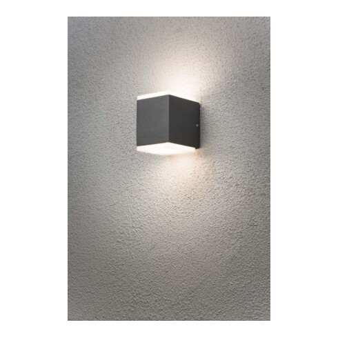 Gnosjö Konstsmide AL LED-Wandleuchte anthrazit 7991-370