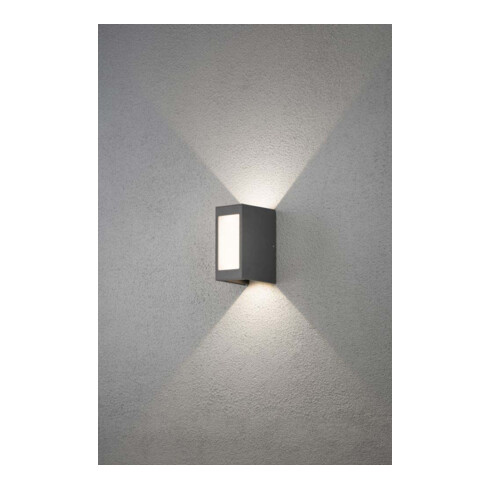 Gnosjö Konstsmide AL LED-Wandleuchte anthrazit 7992-370